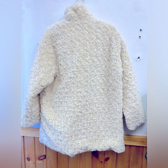 NWT ZARA FAUX FUR COAT SZ M - Picture 8 of 9